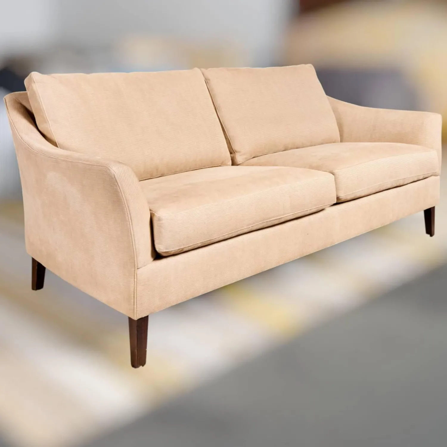 Bielefelder Werkstätten 2-Sitzer-Sofas|Saloni Sofa 2/80 Stoff Jack BW1638-121 Beige