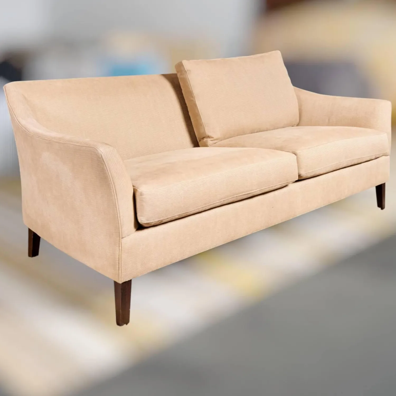 Bielefelder Werkstätten 2-Sitzer-Sofas|Saloni Sofa 2/80 Stoff Jack BW1638-121 Beige