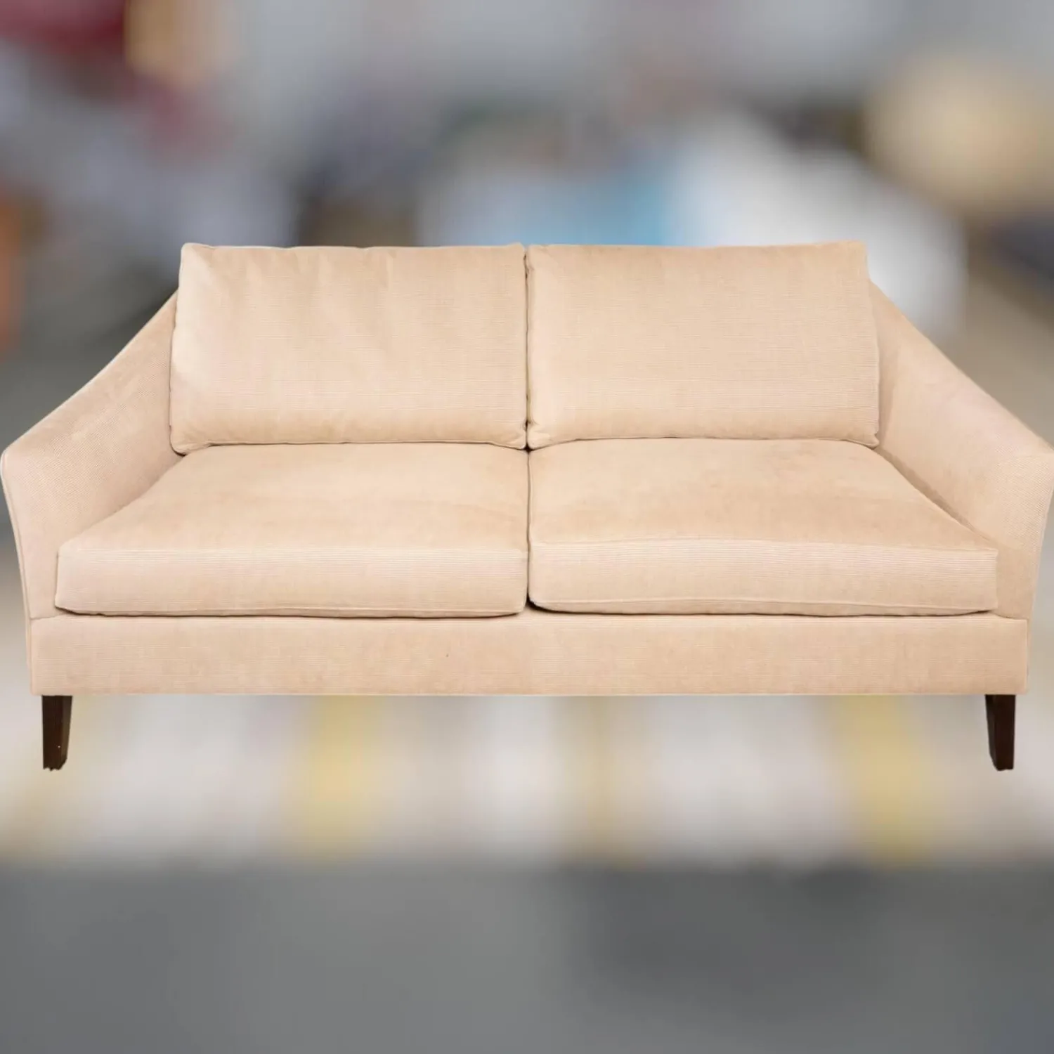 Bielefelder Werkstätten 2-Sitzer-Sofas|Saloni Sofa 2/80 Stoff Jack BW1638-121 Beige