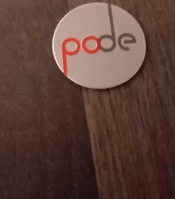 Pode Couchtische|Salontisch Tripod Massivholz Eiche Pinegrey Gestell Grau Lackiert