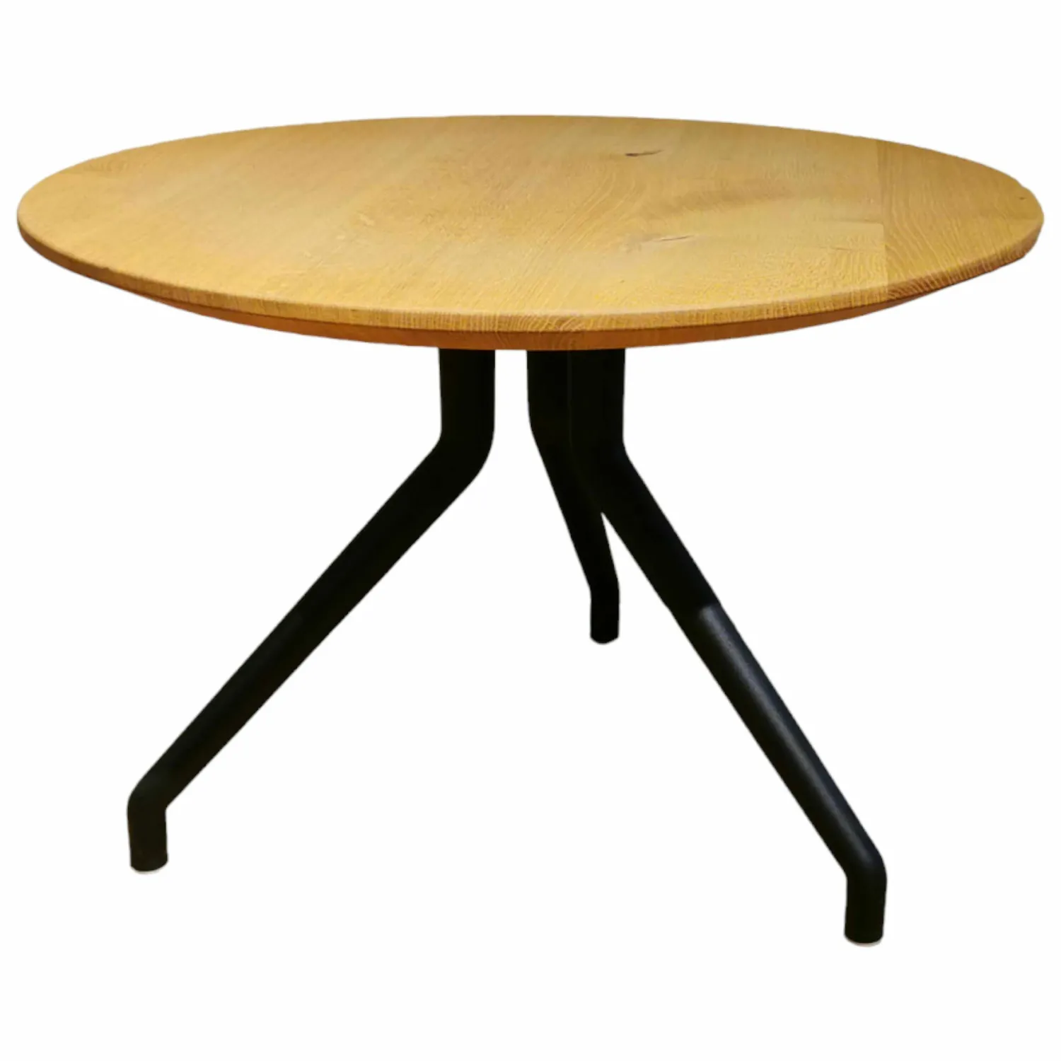 Wagner Esstische|Salontisch W-Table Asteiche Geölt Gestell Aluminium Schwarz Pulverbeschichtet