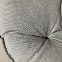 DEDON Loungemöbel|Schaukelstuhl Mbrace Stoff A 264 Cool Sage Grau Gestell Aluminium Füße Massivholz Teak Inklusive Beistelltisch