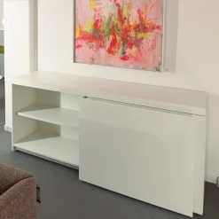 WernerWorks Kleiderschränke|Schiebetürenschrank Basic Cap Melaminbeschichtet Weiß Mit Schiebefronten Grifflos