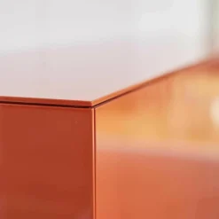 Kettnaker Kommoden & Sideboards|Schiebetüren-Sideboard Soma Lack Koralle Hochglanz Mit 2 Einlegeböde