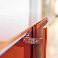 Kettnaker Kommoden & Sideboards|Schiebetüren-Sideboard Soma Lack Koralle Hochglanz Mit 2 Einlegeböde