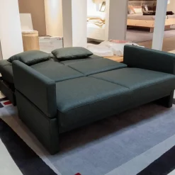 Brühl Schlafsofas|Schlafsofa Cara Stoff 2467 0035 Grau Armlehnen Abziehbar Fest Bezogen