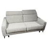 Restyl Schlafsofas|Schlafsofa Enya Stoff 2-7074 Grau Füße Schwarz