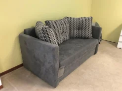 Restyl Schlafsofas|Schlafsofa Isabella Stoff 2-6839 Grau mit Auszugsfunktion