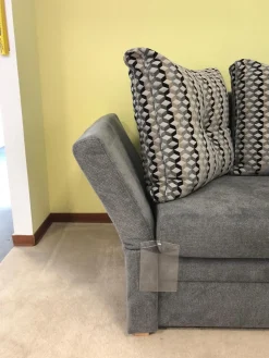 Restyl Schlafsofas|Schlafsofa Isabella Stoff 2-6839 Grau mit Auszugsfunktion