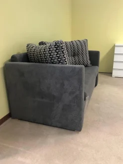 Restyl Schlafsofas|Schlafsofa Isabella Stoff 2-6839 Grau mit Auszugsfunktion