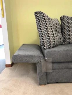 Restyl Schlafsofas|Schlafsofa Isabella Stoff 2-6839 Grau mit Auszugsfunktion