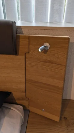 Loddenkemper Ganze Schlafzimmer|Schlafzimmer Lack Kristallgrau Matt Eiche Natur Massiv Bett Ohne Matratze Und Ohne Lattenrost