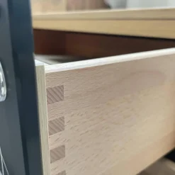 Voglauer Ganze Schlafzimmer|Kleiderschränke|Schlafzimmer V-PUR Mit Kleiderschrank Bett Und Nachttischen Eiche Altholz Loden Basaltgrau Frontglas Anthrazit