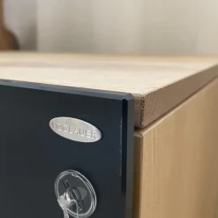 Voglauer Ganze Schlafzimmer|Kleiderschränke|Schlafzimmer V-PUR Mit Kleiderschrank Bett Und Nachttischen Eiche Altholz Loden Basaltgrau Frontglas Anthrazit