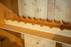 Scholtissek Vitrinen & Highboards|Schrank Alleskönner Korpus Asteiche Naturgeölt Keramikfront Lava Corten