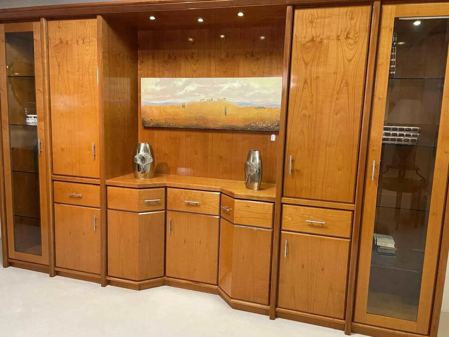 Küper Einrichtung Wohnwände & Tv-Lowboards|Schrank Kirschbaum Furniert mit TV-Nische