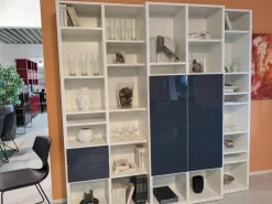 Interlübke Wohnwände & Tv-Lowboards|Schrank Studimo Klarglas Optiwhite Graphit Korpus Schneeweiß M03