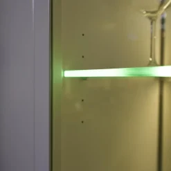 Rietberger Möbelwerke Regale|Schrank System Kira 24365 Lack Weiß Inklusive Beleuchtung Mit Funkfernbedienung