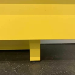 Lema Wohnwände & Tv-Lowboards|Schrankwand T030 Holz Gelb Grau Weiß Lackiert