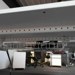 Vitra Schreibtische & Sekretäre|Schreibtisch Doppelarbeitsplatz Melamin Soft Light Stoff Plano Orange