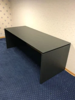 Hülsta Schreibtische & Sekretäre|Schreibtisch HO 200 Eiche Anthrazit Mit Wangenfüßen