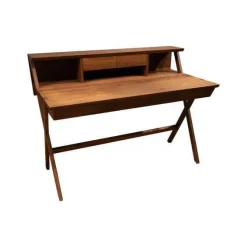 Riva1920 Schreibtische & Sekretäre|Schreibtisch Navarra Nussbaum Geölt Mit Aufsatz