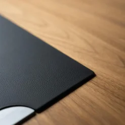 Renz Schreibtische & Sekretäre|Esstische|Schreibtisch Paper Platte Nussbaum Natur Fuß Alu Nussbaum Furniert