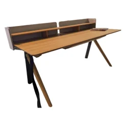 Team 7 Schreibtische & Sekretäre|Schreibtisch Pisa Eiche Naturöl mit Ausstattungspaket 2 Höhenverstellbar Beleuchtung