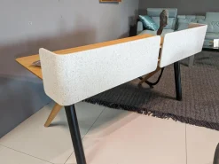 Team 7 Schreibtische & Sekretäre|Schreibtisch Pisa Eiche Naturöl mit Ausstattungspaket 2 Höhenverstellbar Beleuchtung