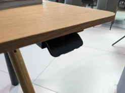 Team 7 Schreibtische & Sekretäre|Schreibtisch Pisa Eiche Naturöl mit Ausstattungspaket 2 Höhenverstellbar Beleuchtung