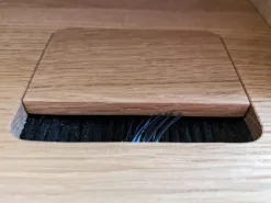 Team 7 Schreibtische & Sekretäre|Schreibtisch Pisa Eiche Naturöl mit Ausstattungspaket 2 Höhenverstellbar Beleuchtung