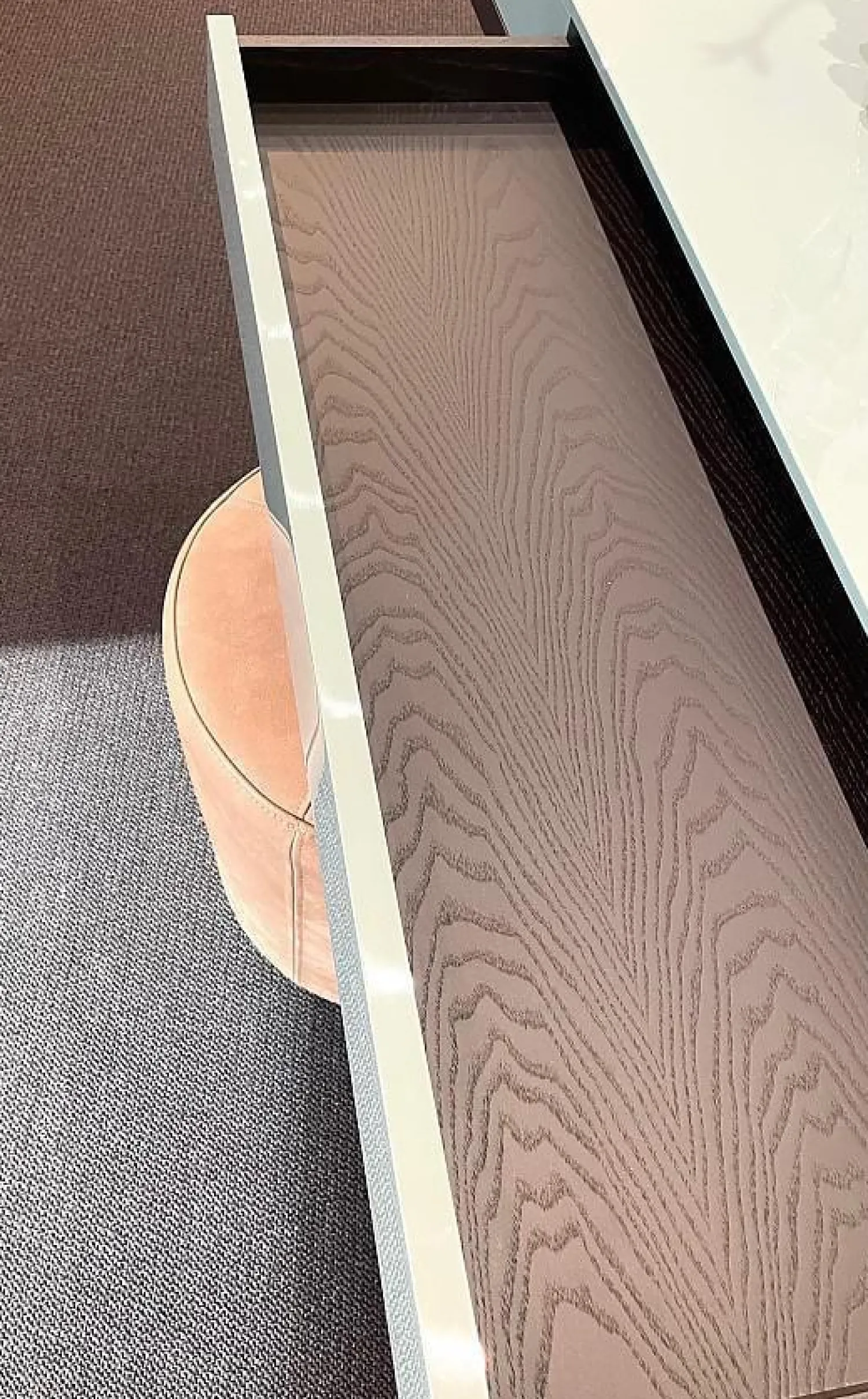 Lema Schreibtische & Sekretäre|Schreibtisch Victor Lack Hochglanz 232 Aneto Blau Untergestell Eiche Carbone Schwarz