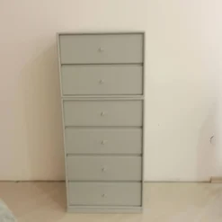 Montana Kommoden & Sideboards|Schubkommode Archive Lack Nordic Grau