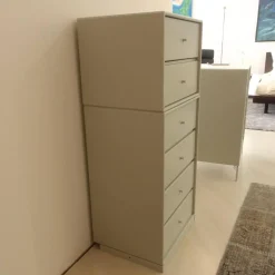 Montana Kommoden & Sideboards|Schubkommode Archive Lack Nordic Grau