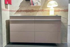 Schönbuch Schuhschränke|Schuhschrank Basic MDF Lackiert Altrosa Abdeckplatte Glas