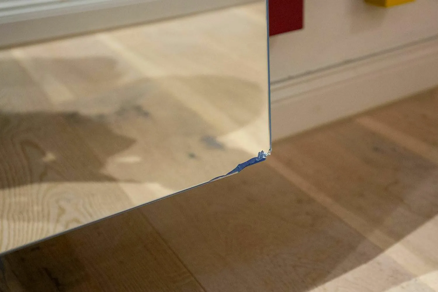 Schönbuch Schuhschränke|Schuhschrank Line Lack Sapphire Blau Schuhböden Aluminium Silber Pulverbeschichtet Mit Spiegel