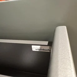 Schönbuch Schuhschränke|Schuhschrank Stripes Lack Akzentfarbe 30 Jade Korpus Melamin Anthrazit