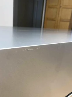 Schönbuch Schuhschränke|Schuhtruhe Logo Matt Lack Silber Grau