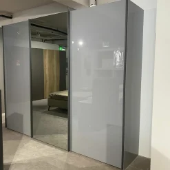 Loddenkemper Kleiderschränke|Schwebetürenschrank Lenjo Lack Platengrau 3 Türen
