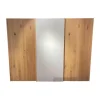 Team 7 Kleiderschränke|Schwebetürenschrank Soft Eiche Wild Weißöl Farbglas Matt Hellgrau Inklusive Innenleben Und Beleuchtung