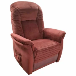 himolla Relaxsessel|Schwerlast-Sessel 23T EM Hamburg 7706 Stoff Aqua Clean Merlot Rot 3-Motorig