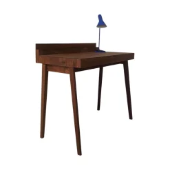 Scholtissek Schreibtische & Sekretäre|Sekretär 14 80 Astnuss Geölt Mit Schubladen mit Ledereinlagen