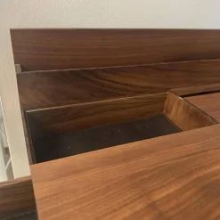 Scholtissek Schreibtische & Sekretäre|Sekretär 14 80 Astnuss Geölt Mit Schubladen mit Ledereinlagen