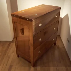 Form Exclusiv Schreibtische & Sekretäre|Sekretär Kirschbaum Griffe Metall Glänzend