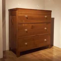 Form Exclusiv Schreibtische & Sekretäre|Sekretär Kirschbaum Griffe Metall Glänzend