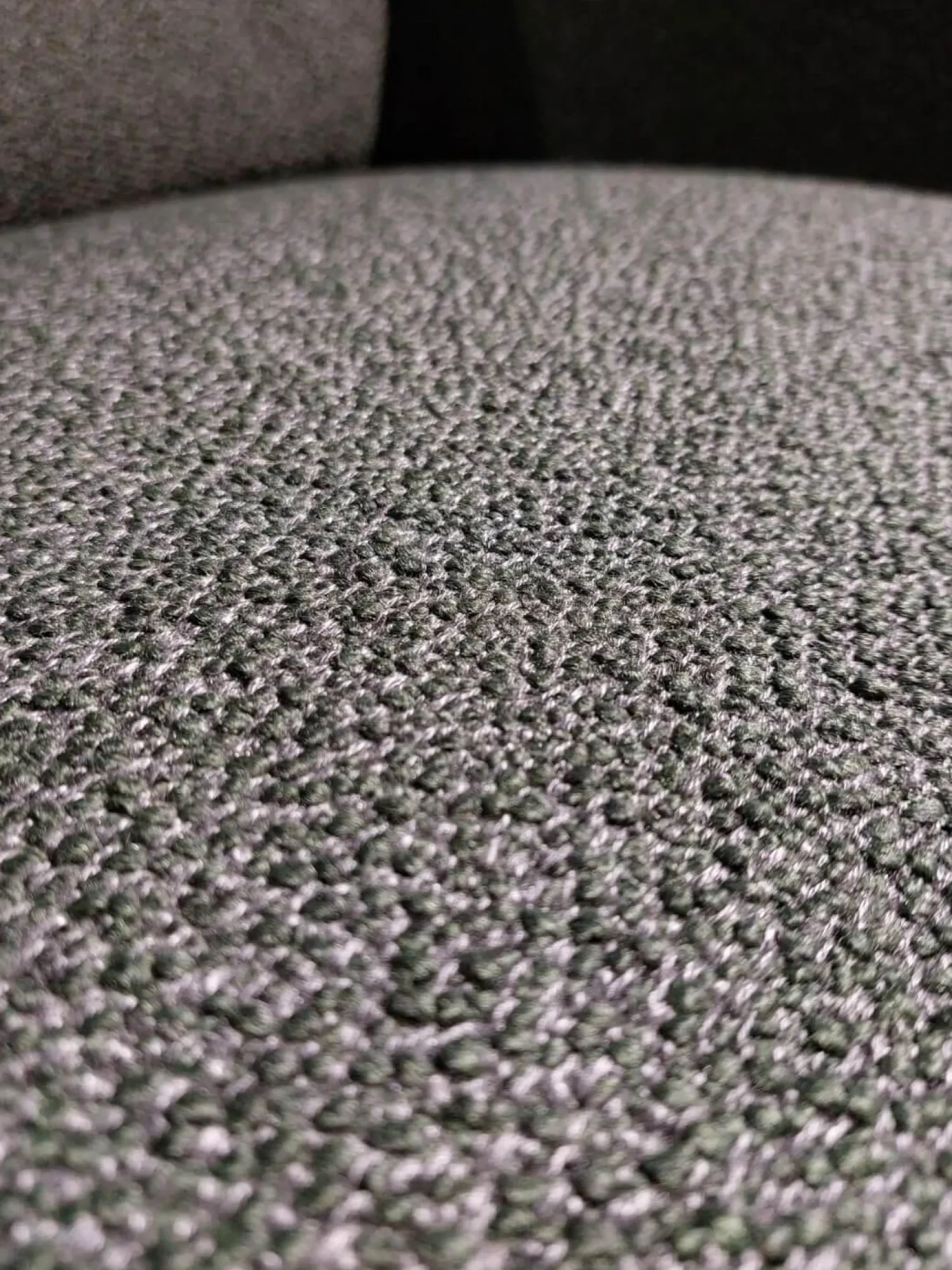 himolla Loungesessel|Sessel 7841 Stoff Crumble Bottle Grün Grau Sternfuß Stahl Anthrazit Mit Hocker