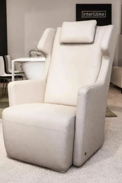 Rolf Benz Relaxsessel|Sessel 5200 Leder Beige Mit Hocker