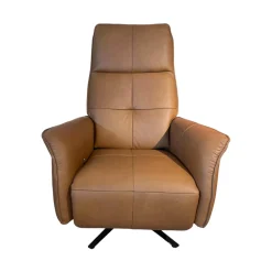 himolla Relaxsessel|Sessel 9361 Leder Soft Nappa Bright Braun Sternfuß Metall Anthrazit Pulverbeschichtet Mit Gasdruckfeder