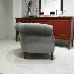 Selva Relaxsessel|Sessel 1443 RV Samt Grau