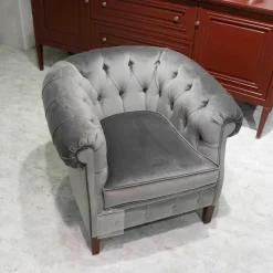 Selva Relaxsessel|Sessel 1443 RV Samt Grau